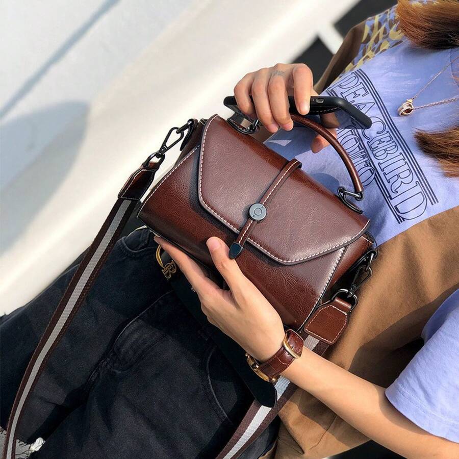 Women Shoulder Bags - 咖啡 - 查看 1