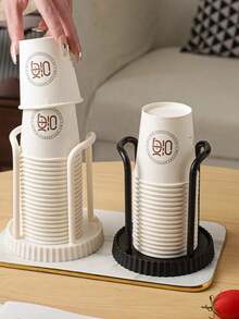 1pc Cup Holder, Coffee Cup Holder, Indoor Coffee Station Cup Holder, Cup Storage Rack, Coffee Bar Storage Rack, Cup Storage, Bathroom Small Tools