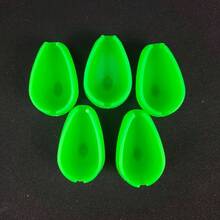 Juego de 5 moldes portátiles de liberación rápida de colores aleatorios, ligeros para alimentador de pesca Avlcoaky