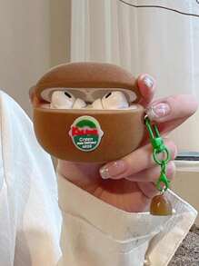 1 件逼真的猕猴桃设计保护壳，适用于 Pro 2、 4、 3、Apple 无线蓝牙 1/2、硅胶套（不含耳机）