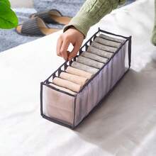 5pcs Foldable Clothes Drawer Organizers, For Baby Diapers, Bibs, Socks And Handkerchief Storage, Compartment Storage Box, 11 Grids + 7 Grids - Multicolor - View 13
