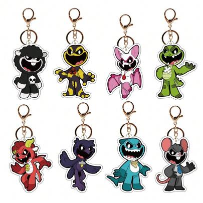 1pc 2025 New Nightmare Sheep Pendant - Keychain - Ornament - Perfect For Photo Collection, Gift For Holidays, Birthday, Halloween, Toys, Car Decor, Fu