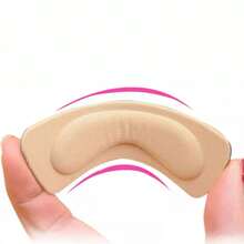 10 miếng lót gót chân mềm mại và thoải mái, chống ma sát, chống trượt gót chân, dành cho giày nữ, giày thể thao nam, giày mùa đông - Màu be - Xem 4