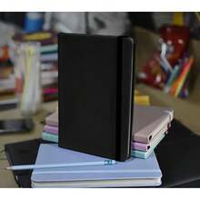 Large Sketchbook 21x14cm - Moleskine Style With Lines For Drawing And Creative Study - A5BJBK01 - 查看 3