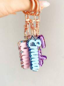 Acrylic Personalized Children Customized Name Shiny Glitter Bag Charms Back To School Winter Gift Ideas Boy Girl Valentine's Day Multi-Functional, Ornamental, Engraved Exquisite, Stylish, Baby Fashion, Tidy, Colorful, Modern, Cute Kawaii Adorable Custom, Unique Treasurefinds, Baby Gifts, Cute Baby,Christmas Gift Supplies - Multicolor - View 6