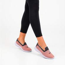 Olimp Women's Tennis Shoes Lightweight And Soft Gym Size Up To 40 - 藕粉色 - 查看 1
