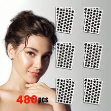 504 张彩色星星脸部贴纸，适合日常装饰、活动和派对 - 彩色 - 查看 13