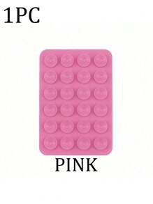 3/5Pcs Multi-Purpose Square Silicone Suction Cup Mobile Phone Holder, 24-Hole Suction Cup With Strong Adhesiveness, 1/10/20/30/40/50/60Pcs,Suitable For Various Scenarios To Prevent Phone Falling, Used For Video, Vibration, And Self-Portrait Phone Accessories