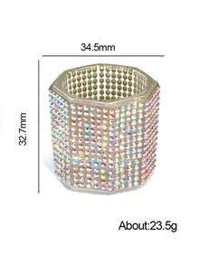 1 件钻石玻璃水晶杯、粉色/AB 指甲水钻、美甲丙烯酸液体粉末美甲杯碗玻璃器皿、美甲刷透明工具、洗甲笔杯美甲用品、美甲工具 - 彩色 - 查看 9