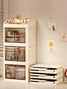 Transparent Drawer Cosmetic Storage Box - Dust-Proof Beauty Storage Box With Removable Lid, Suitable For Men And Women, Bathroom, Bedroom, Salon, Multi-Functional Makeup Organizer