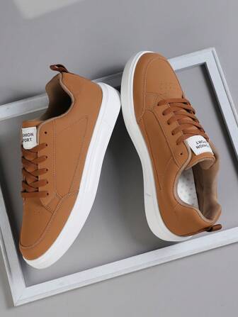 Men's Sports Shoes, Men's Casual Shoes, Fashionable And Personalized Street Student Handsome Shoes, Lace Up Men's Shoes, Men's Board Shoes