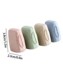 4/8 piezas Cubiertas ultra portátiles para cabezales de cepillo de dientes - Soporte protector para higiene - Perfecto para familia, viajes de negocios, uso diario y aventuras al aire libre, estuche de viaje para cepillo de dientes, artículos esenciales para el baño y viajes, tapas protectoras para cabezal de cepillo de dientes