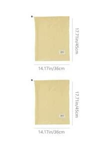 Nylon Waterproof Drawstring Bags, Suitable For Travel, Vacation, Home Use To Organize Clothes, Shoes, Dirty Laundry; Available In Blue, Yellow, White, 2 Sizes Each Color, Waterproof, Dust-Proof, Convenient Drawstring Design - Multicolor - View 17