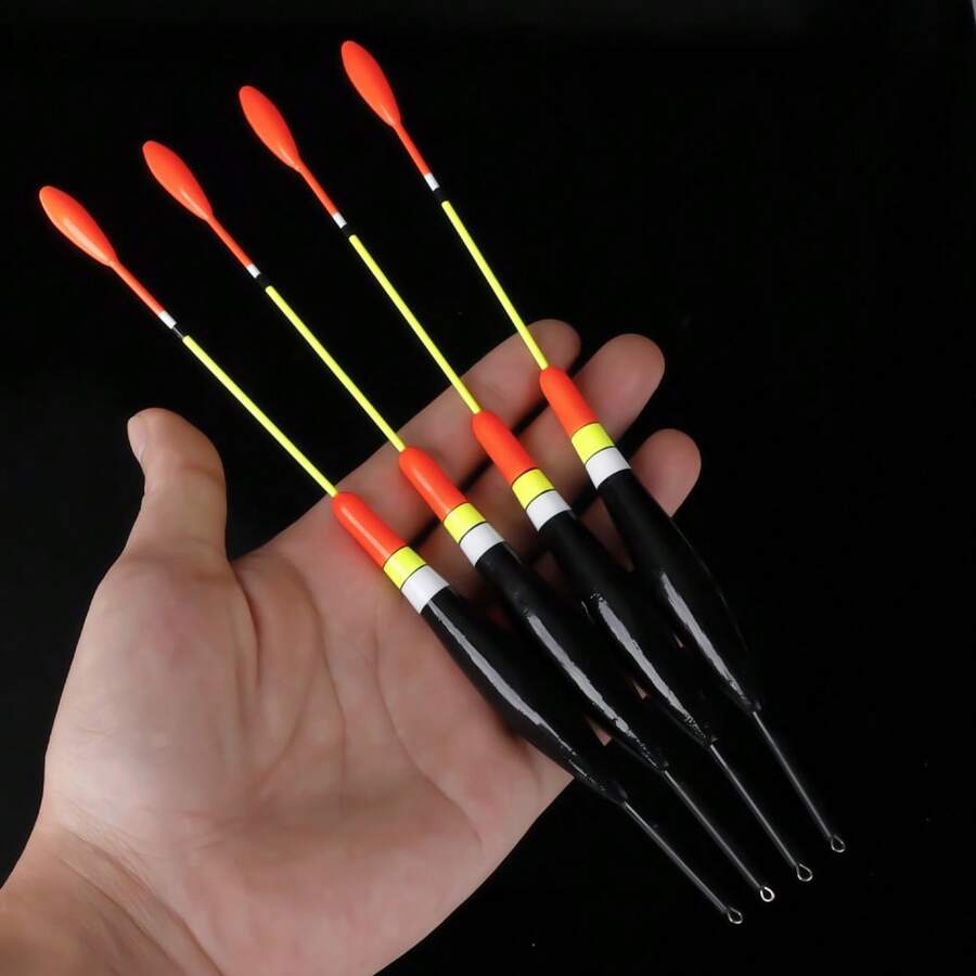 FTK 10 Pcs 0.0529 Oz/0.0705 Oz/0.0882 Oz Fishing Float Set Float, Mixed Size Carp Float Fishing Black