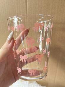 1 件心形玻璃杯，女士办公室家用耐热马克杯，适合咖啡馆、家庭、餐厅、派对、节日返校礼物 - 彩色 - 查看 21