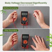 Grounding Sheets, Grounding At For Bed 90 Rayon Derived From Bamboo 0 Silver Fiber Grounded Earth Sheets For All Attress Sizes Queen Cal King Win Full, With Outlet Ester 04"X24"(Grey) - Trắng sáng - Xem 2