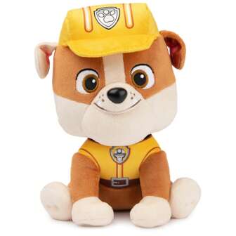 GUND PAW Patrol Rubble i signaturkonstruktionsuniform för åldrarna 3 och uppåt, 23 cm