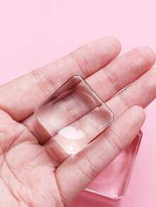 1 件睫毛嫁接工具、加长胶垫、方形水晶滴管、美容睫毛化妆玻璃垫、延长睫毛、睫毛科技用品、美容与健康 - 無色 - 查看 7