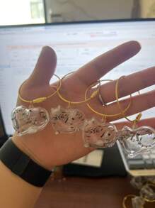 1 Cute Transparent Cat Hair Storage Box, Pendant, Twisted Egg Cat Hair Storage Capsule Twisted Egg Pack Keychain Pendant Collection Pet Souvenirs