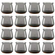 4/8/16/24pcs Non-Slip Clear Chair Leg Covers With Felt, Large Round Chair Floor Protectors, Silicone Chair Leg Floor Protectors, Table Mats, Chair Mats, Small Gadgets For Restaurant, Hotel, Cafes