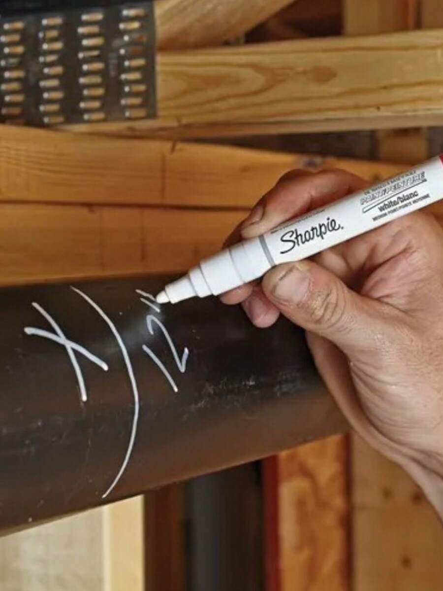 12 Marcadores de tinta blanca Sharpie Marcador de pintura, punta media, blanco, paquete de 12 - Blanco - Ver 1