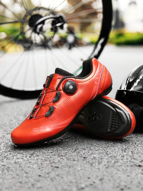 Professional Road Cycling Sports Shoes,Anti-Slip And Wear-Resistant,Ankle Protection,Increased Vibration Frequency And Burst,Comfortable Interior,High Durability Space Upper,Fashionable Design,Suitable For Outdoor Cycling,SPD Bicycle Shoes