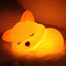 Linda luz noturna de axolote para quarto de crianças, lâmpada noturna de silicone animal para berçário, controle por toque, luzes noturnas de axolote rosa, lâmpada de cabeceira recarregável por USB para decoração de quarto como presentes de Natal e aniversário