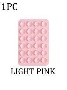 3/5Pcs Multi-Purpose Square Silicone Suction Cup Mobile Phone Holder, 24-Hole Suction Cup With Strong Adhesiveness, 1/10/20/30/40/50/60Pcs,Suitable For Various Scenarios To Prevent Phone Falling, Used For Video, Vibration, And Self-Portrait Phone Accessories