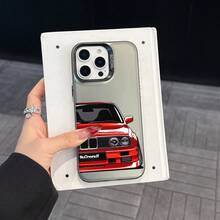 غطاء هاتف بتصميم سيارة سباق ذو تدرج لوني بالليزر، موضة، متوافق مع هواتف آيفون 16 و 17، مناسب لمناسبة عيد الهالوين قطعة واحدة - رمادي - مشاهدة 5