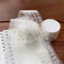 铝箔贴纸卷，压花银色小卷计划器和纸胶带，PET字母，星星，三叶草，极简主义小元素装饰 - 均碼 - 查看 11