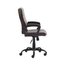 Bonded Leather MidBack Manager's Office Chair Brown - 布朗尼 - 查看 7