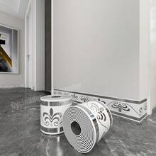 Cycleader 1卷加厚自粘踢脚线墙贴墙腰线装饰贴纸个性贴纸墙贴