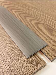 1 pezzo Striscia di transizione per pavimento di 100 cm, autoadesiva, copertura per giunti, soglia per riparare spazi sul pavimento, bordo di transizione per pavimenti in legno laminato, design minimalista in finitura legno di quercia, stile nordico semplice e atmosferico