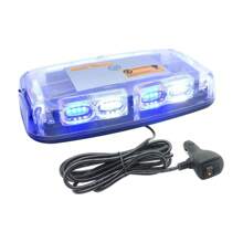 48LEDs Car Roof Top Strobe Lights, High Visibility Emergency Warning LED Strobe Lamp With Magnetic Base, Roof Top Warning Strobe Light, LED Lights Car, Car Accessories, LED Light Bar