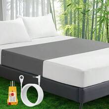 Grounding Sheets, Grounding At For Bed 90 Rayon Derived From Bamboo 0 Silver Fiber Grounded Earth Sheets For All Attress Sizes Queen Cal King Win Full, With Outlet Ester 04"X24"(Grey) - 灰色 - 查看 1