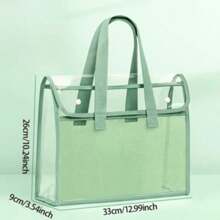 Pasta Organizadora e Portátil  Estilo Bolsa Com duas Repartições e Expansível