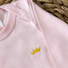 Baby Long Sleeve Bodysuit Turn-Foot Suede 100% Hypoallergenic Cotton RN S M L Children's Baby Clothing