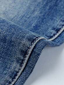 CAMEL CROWN Men's Jeans Vintage Washed Straight Jeans Spring And Summer Cotton Feeling Light Denim Pants