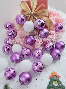 6 buc globuri de Crăciun rezistente la spargere, globuri strălucitoare agățate, brazi de Crăciun, decorațiuni pentru petreceri de nuntă, decorațiuni pentru casă, decorațiuni de Crăciun, decor pentru cameră, iarnă