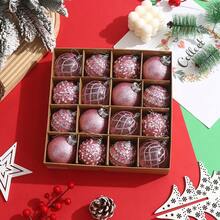 6cm/16pcs Glitter Christmas Balls Set, Suitable For Holiday Parties, Christmas Parties, Scene Decoration, Holiday Decoration, Home Decoration, Holiday Decoration, Party Gifts, Room Decoration, Window Decoration, Bedroom Decoration, Home Decor, Fun Christmas Party Decorations, Merry Christmas, Happy New Year, Christmas Gifts, Christmas Ornaments