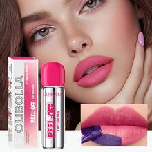 Tattoo Lip Gloss -Off, Long-Lasting Moisturizing Liquid Lipstick With Waterproof, Cup Stain-Free, Matte Finish, Nourishing For All Skin Types, Available In Berry, Pink, And Red Shades - Nhiều màu - Xem 5