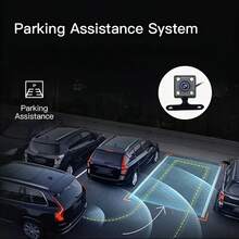 4-Channel Dash Cam, 360° Panoramic View, Front, Rear, Left And Right Recording, Equipped With 8 Infrared Night Vision Lights, Wide Angle Lens, Loop Recording, G-Sensor, Parking Monitoring, Built-In 150mAh Battery. - 4 Camera - View 6