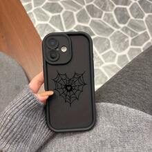 Carcasa de teléfono de moda Love Spider Web para  16PROMAX/16PRO 16PLUS,  15PROMAX/15PLUS,  14PROMAX/13PROMAX, alta calidad y resistente a caídas para 12PROMAX/11PRO/XSMAX/XR/7/8PLUS.Ligera y cómoda, carcasa protectora delgada y anti-caídas - Color mezclado 2 - Ver 3