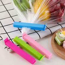 20个装食品密封夹 塑料袋密封夹 糖果色零食袋密封夹 食品保鲜夹