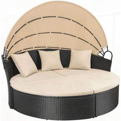 Custom Fit Replacement Canopy Top Cover Compatible With The Homall Devoko My02015 My02014 My02011 Outdoor Daybed Upgraded Performance RipLock 350 Fabric