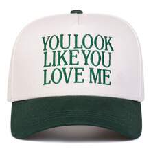 1Piece Men Letter Embroidered Patchwork Baseball Cap Outdoor Adjustable Sunscreen Leisure Hat Spring Autumn Travel Tourism Beach Vacation - Nhiều màu - Xem 4