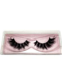 10/16/21 Pairs Fluffy&Thick 3D False Eyelashes With Glitter Paper Box,Lashes Bulk Christmas Gifts,3D Cat Eye Eyelashes Natural Soft,Protable, Makeup Manga Lashes,Dramatic Messy Mink Lashes Wispy, Individual Package Faux Mink Lashes Wholesale - 黑色 - 查看 5