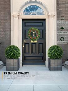 1 个人造米兰草球，绿色装饰，两种尺寸可选，人造植物，易于移除，易于护理，花园装饰，学校宿舍办公室装饰，户外派对活动节日生日派对装饰，婚礼季节