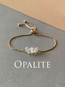 Opal Beaded Bracelet – Adjustable Bracelet For Women