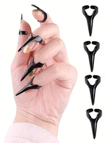 10/5/2pcs Black Alloy Hair Styling Tools Finger Ring Sectioning Clips Set, Hair Partition Shaping Device, Hair Accessory Decorative Rings, Hair Styling Tools, Slick Back Brush, Barber Accessories, Hair Dryer, Hair, Barber, Hair Tools, Hair Products,Hair Dryer,Hair, Accessories, Hair Products, Hair Tools, Hair Stuff, Hair Care, Curly Hair Brush, Barber, Barber Accessories, Hairdressing Equipment,Travel Essentials,Hairstyle,Hairdressing,Hair,Travel,Hair Products,Hair Tools,Hair Stuff,Barber,Barber Accessories,Barbershop,Hairdressing Equipment